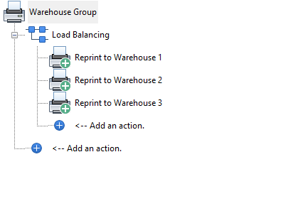 Reprint with load balancing